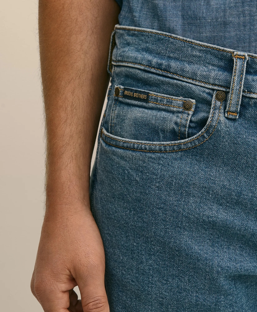 Straight Fit Denim Jeans, image 5
