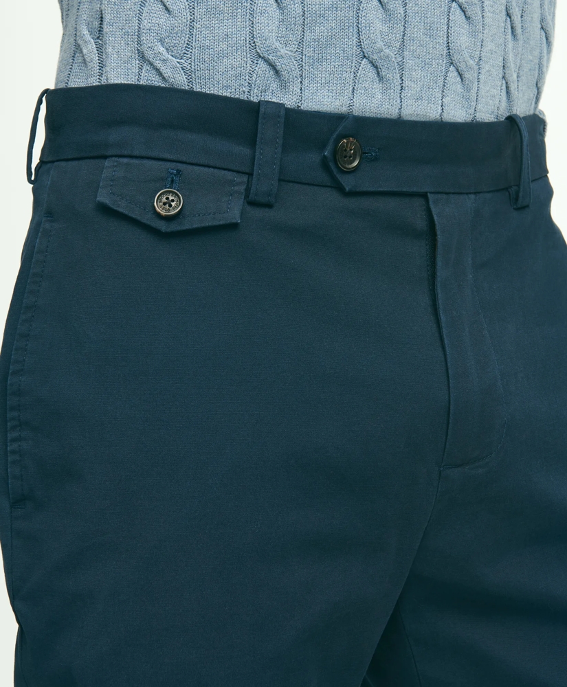 Milano Slim-Fit Stretch Supima® Cotton Washed Chino Pants, image 3
