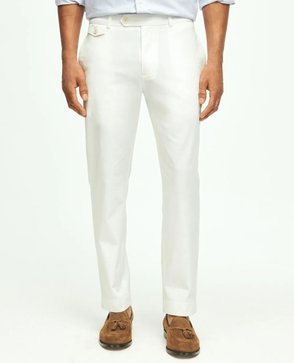 Milano Slim-Fit Stretch Supima® Cotton Washed Chino Pants, image 1