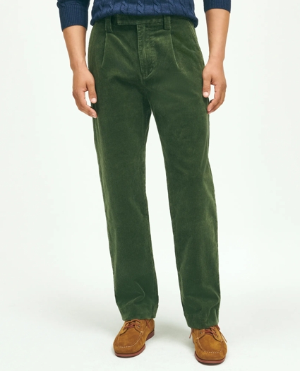 Traditional Fit Cotton Wide-Wale Corduroy Pants, image 1