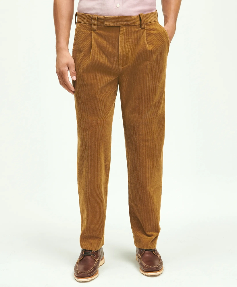 Traditional Fit Cotton Wide-Wale Corduroy Pants, image 1