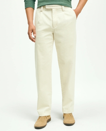 Traditional Fit Cotton Wide-Wale Corduroy Pants, image 1