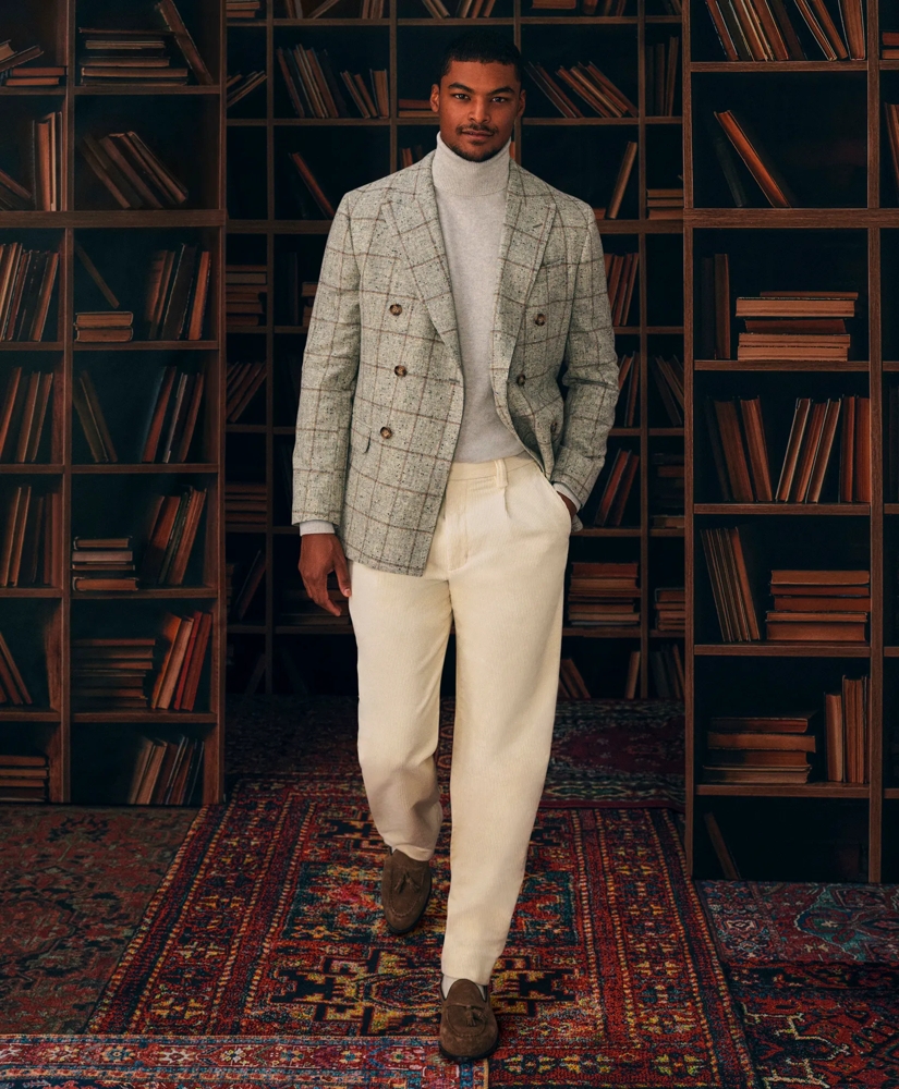 Traditional Fit Cotton Wide-Wale Corduroy Pants, image 4