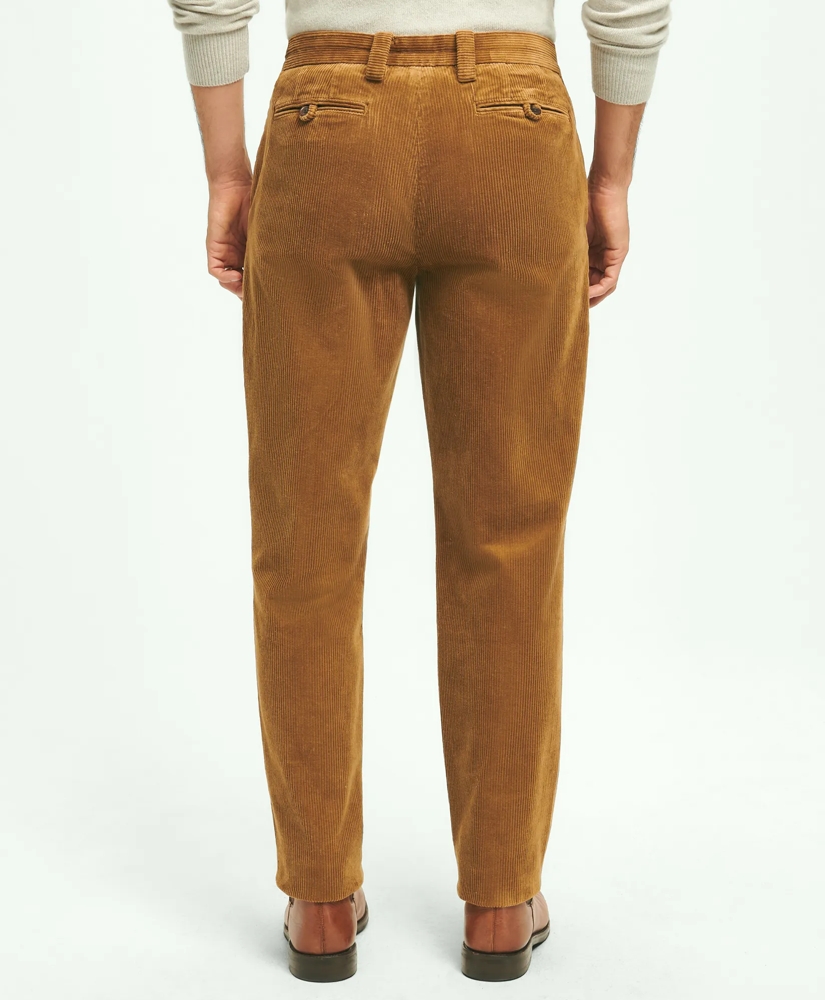Slim Fit Cotton Wide-Wale Corduroy Pants, image 3