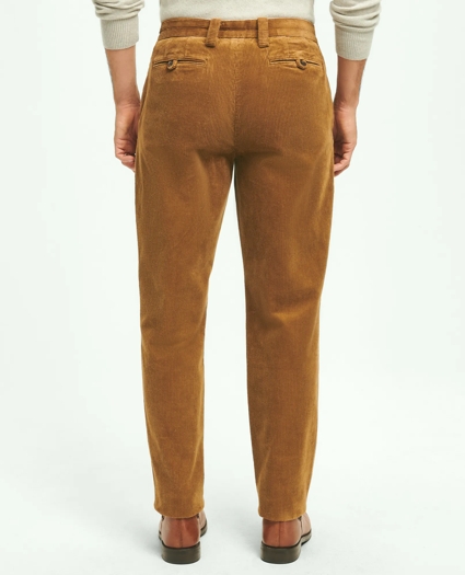Slim Fit Cotton Wide-Wale Corduroy Pants, image 3