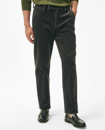 商品画像：Brooks Brothers Men's Slim Fit Stretch Five-Pocket Corduroy 1