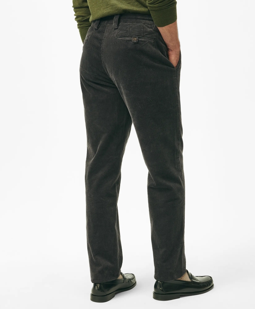 Regular Fit Cotton Wide-Wale Corduroy Pants, image 3