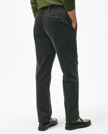 Regular Fit Cotton Wide-Wale Corduroy Pants, image 3