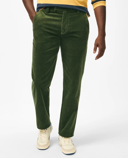 Regular Fit Cotton Wide-Wale Corduroy Pants, image 1