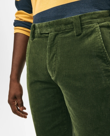 Regular Fit Cotton Wide-Wale Corduroy Pants, image 3