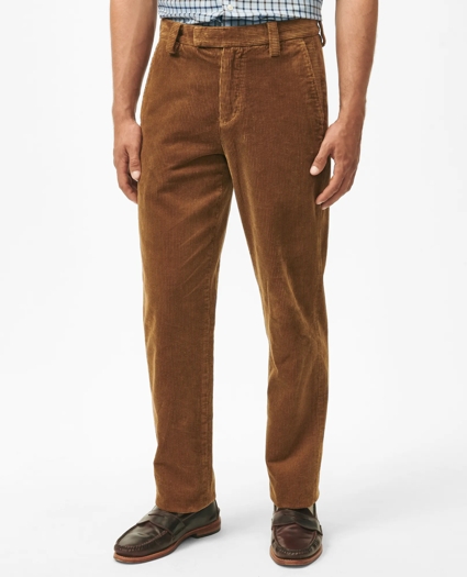 Regular Fit Cotton Wide-Wale Corduroy Pants, image 1