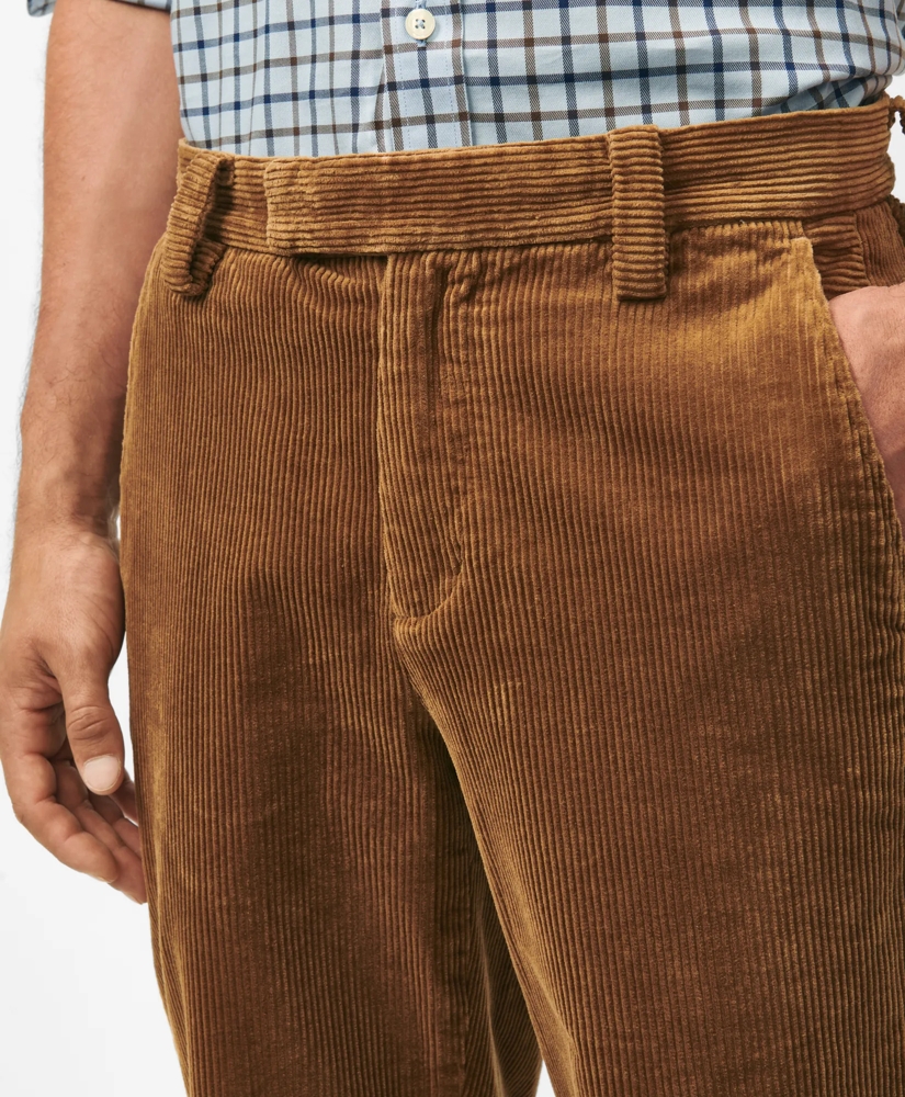 Regular Fit Cotton Wide-Wale Corduroy Pants, image 3