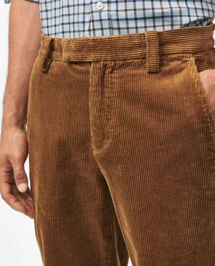 Regular Fit Cotton Wide-Wale Corduroy Pants, image 3