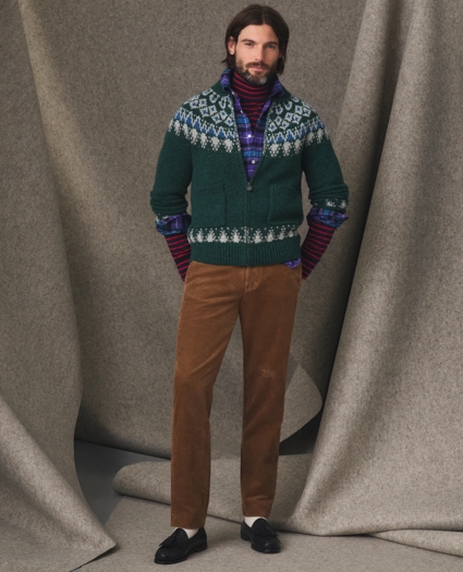 Regular Fit Cotton Wide-Wale Corduroy Pants, image 2
