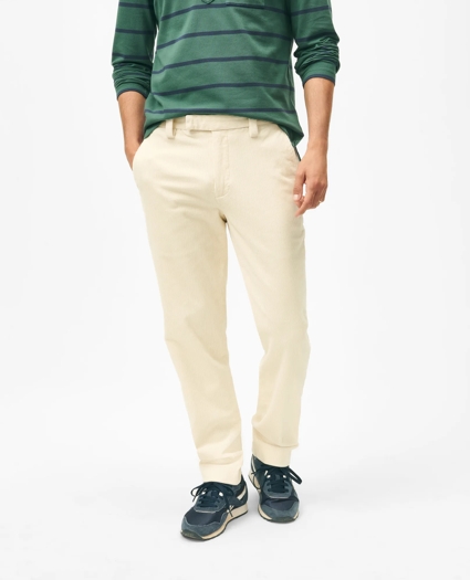 Regular Fit Cotton Wide-Wale Corduroy Pants, image 1