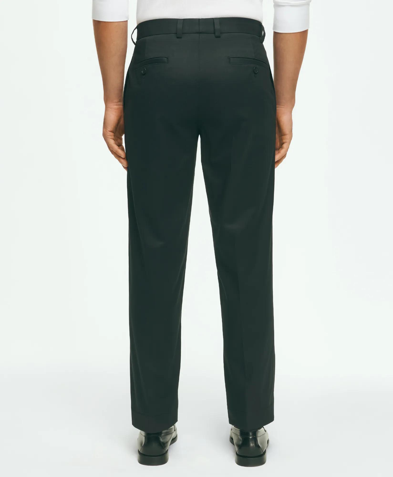 Regular Fit Stretch Cotton Advantage Chino Pants - Black