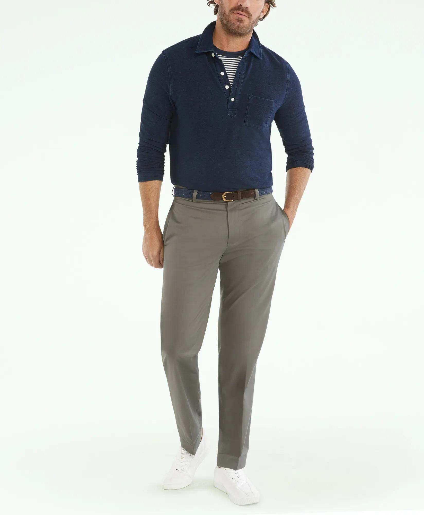 Regular Fit Stretch Cotton Advantage Chino Pants - Dark Grey