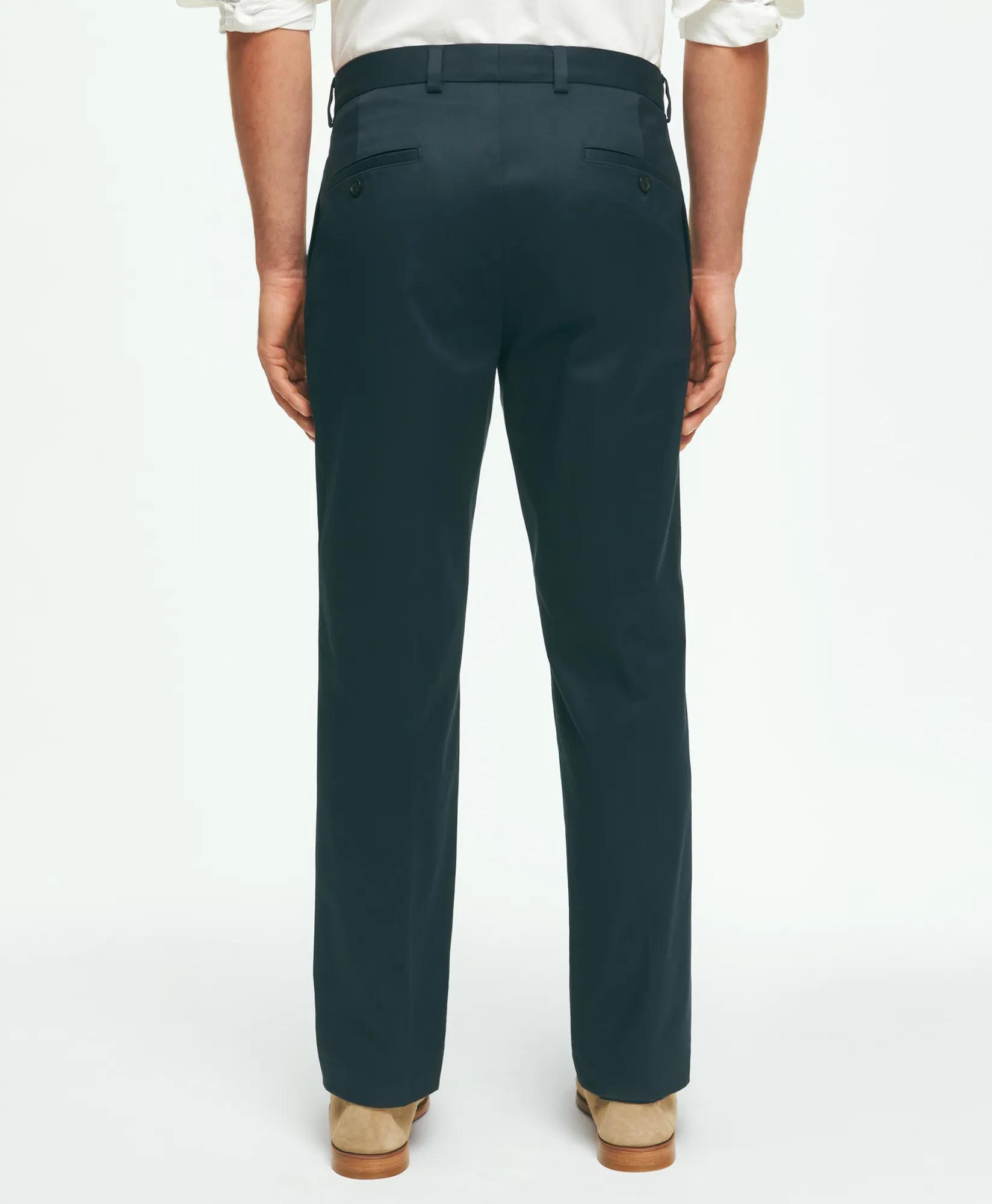 Regular Fit Stretch Cotton Advantage Chino Pants - Navy
