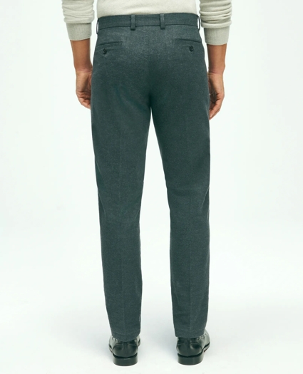 Stretch Cotton Flannel Pleat-Front Pants, image 2