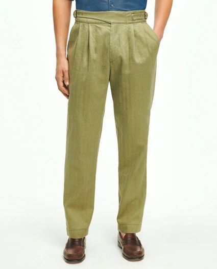 The Ghurka Pant In Linen-Cotton Blend, image 1