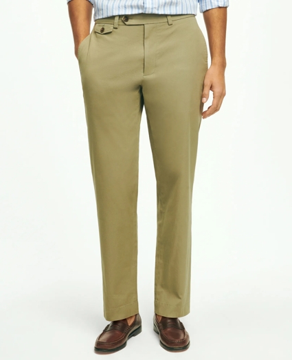 Regular Fit Cotton Canvas Poplin Chinos In Supima® Cotton, image 1