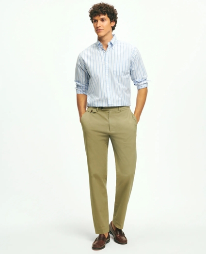 Regular Fit Cotton Canvas Poplin Chinos In Supima® Cotton, image 2