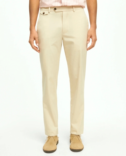 Regular Fit Cotton Canvas Poplin Chinos In Supima® Cotton, image 1
