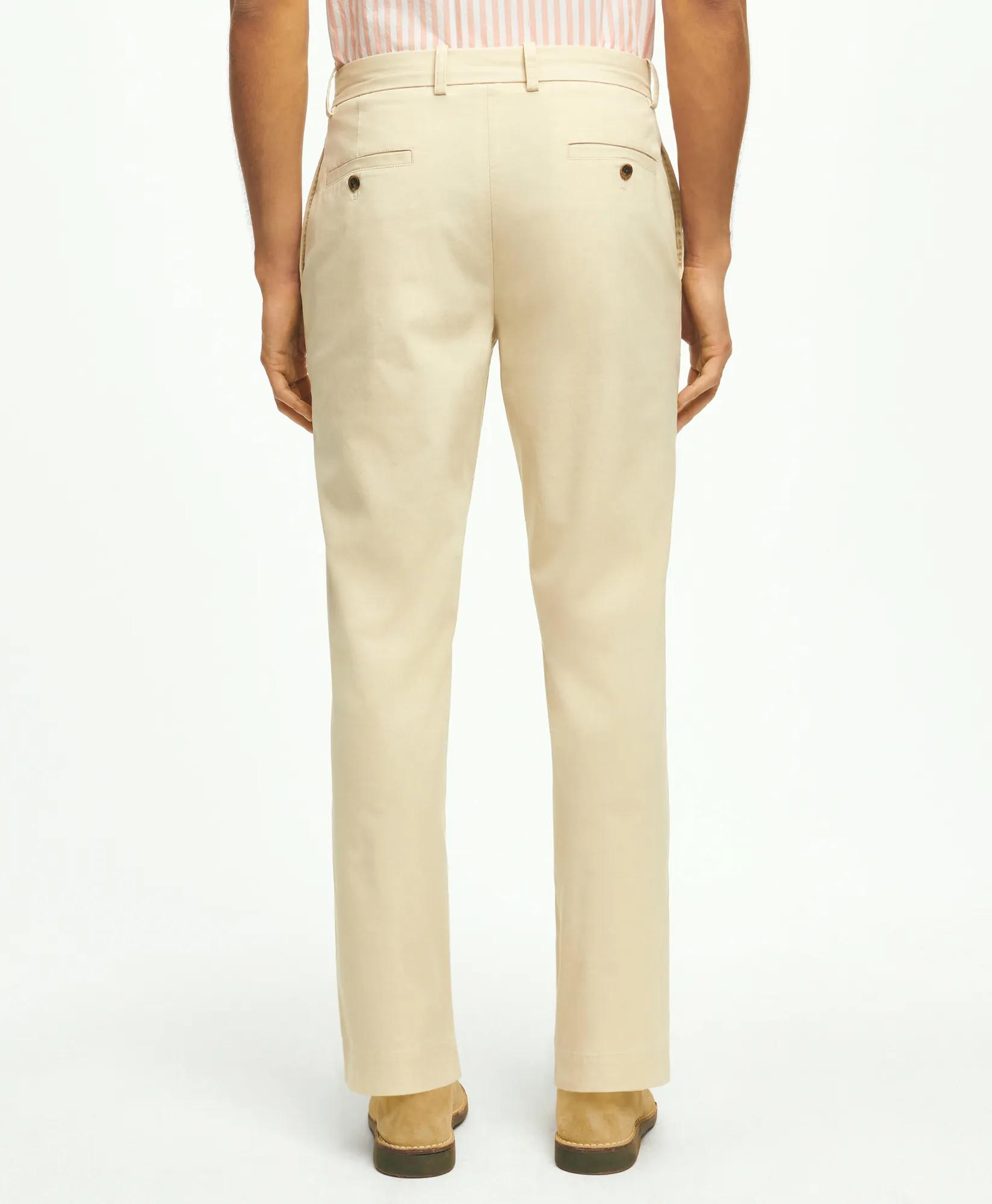 Regular Fit Cotton Canvas Poplin Chinos In Supima® Cotton, image 2