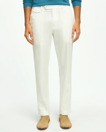 Regular Fit Cotton Canvas Poplin Chinos In Supima® Cotton, image 1