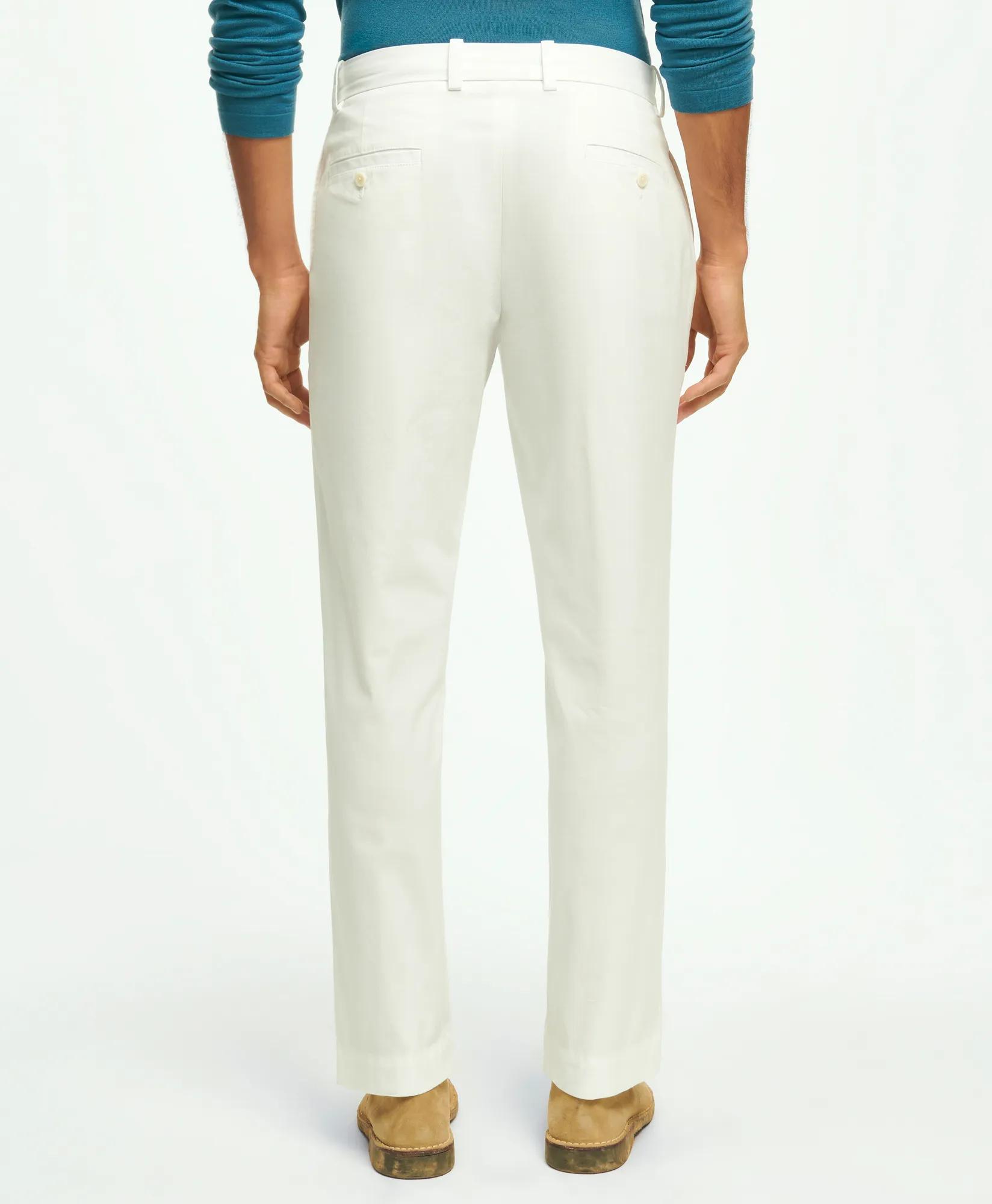 Regular Fit Cotton Canvas Poplin Chinos In Supima® Cotton, image 2