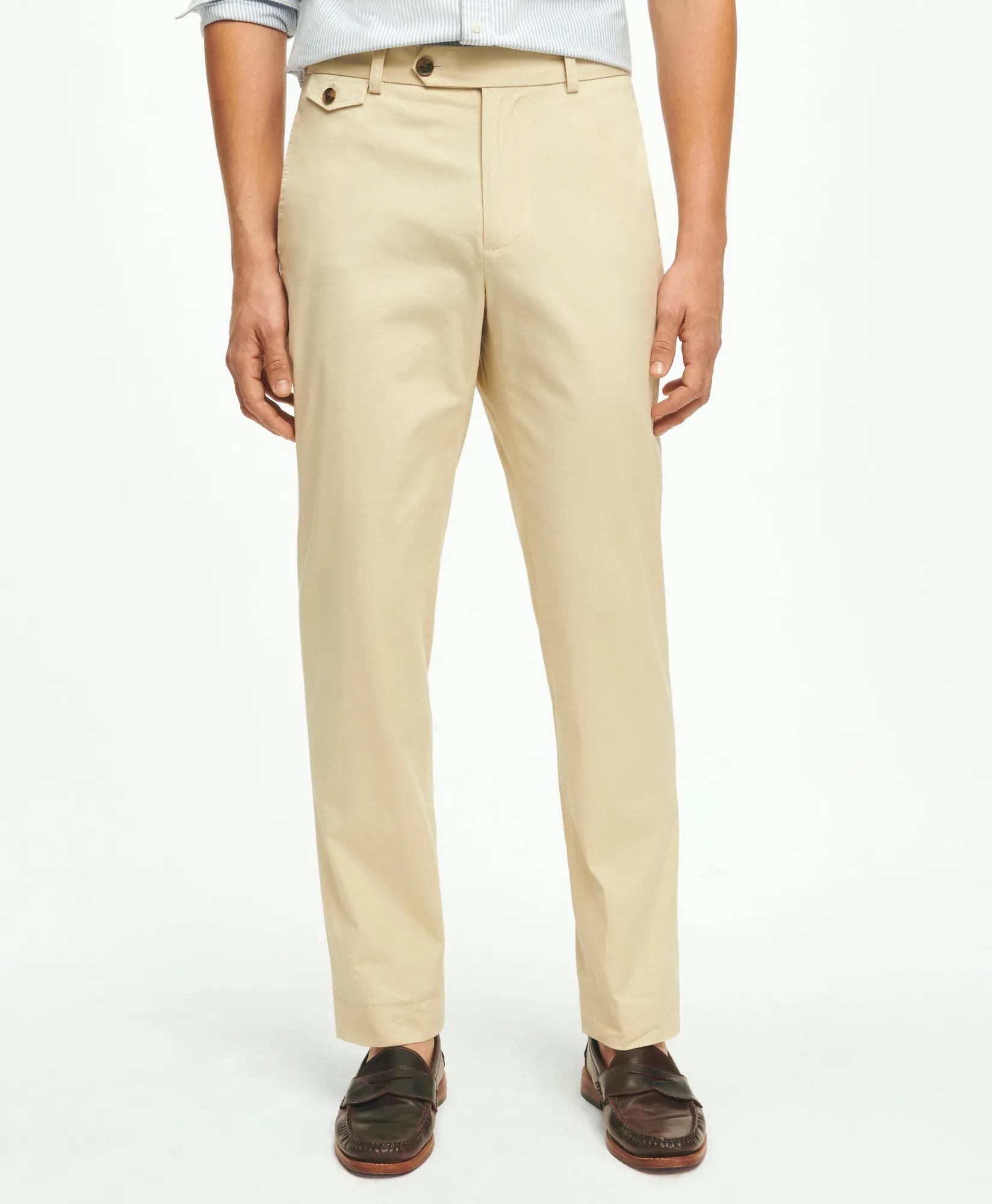 Slim Fit Canvas Poplin Chinos In Supima Cotton