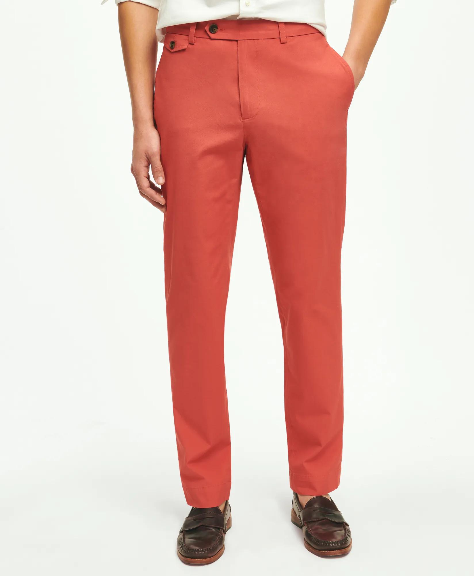 Slim Fit Canvas Poplin Chinos In Supima Cotton