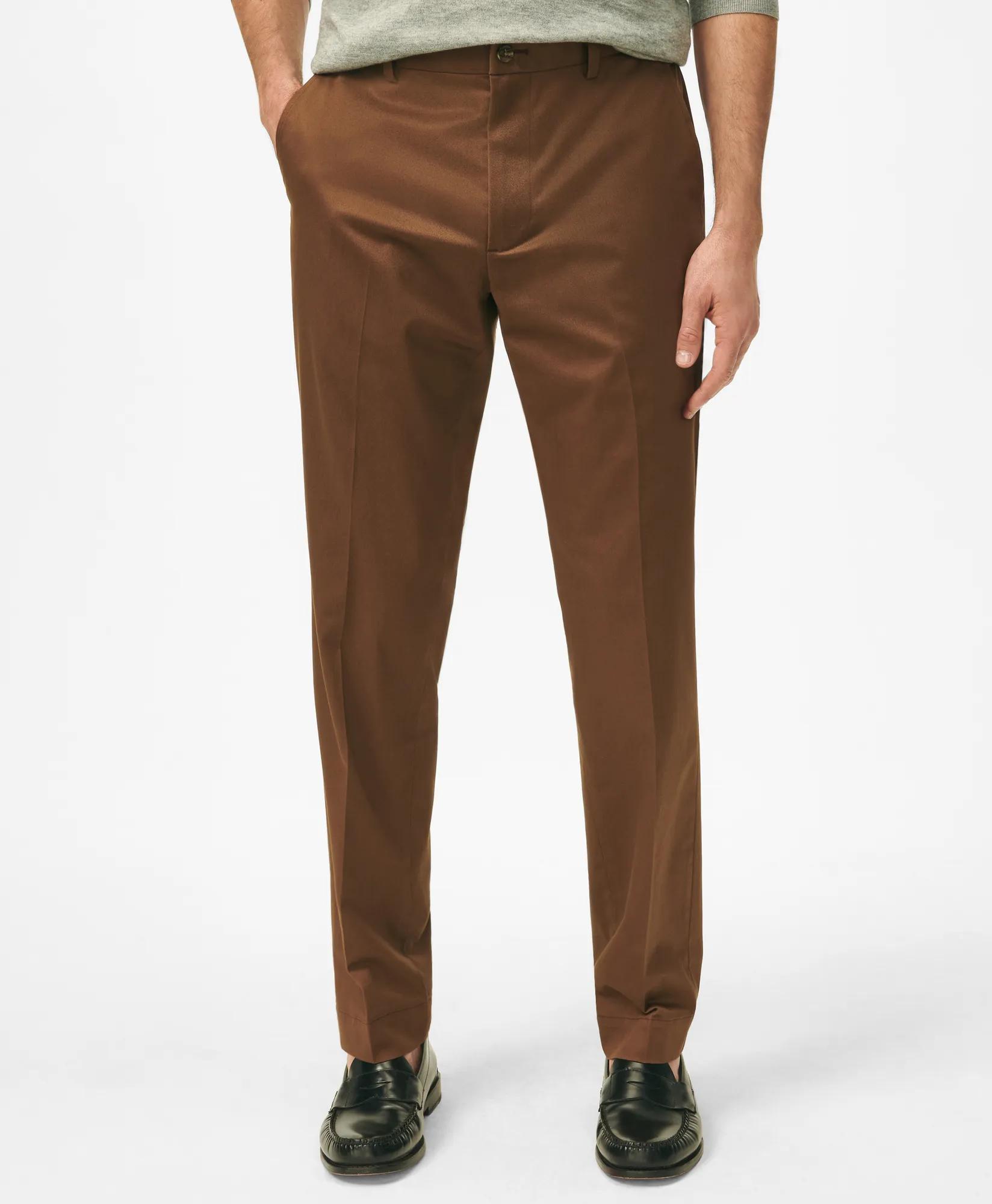 Front tuck trousers (Organic cotton) col.natural chino | Re;li