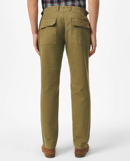 Military Pants in Cotton Blend, image 3