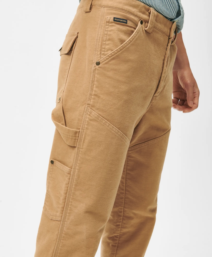 Slim Carpenter Pants in Cotton Twill, image 4