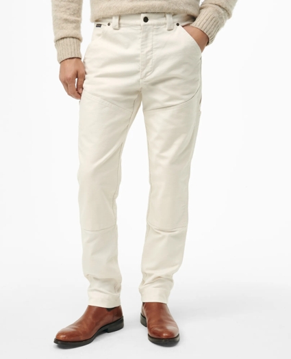 Slim Carpenter Pants in Cotton Twill, image 1