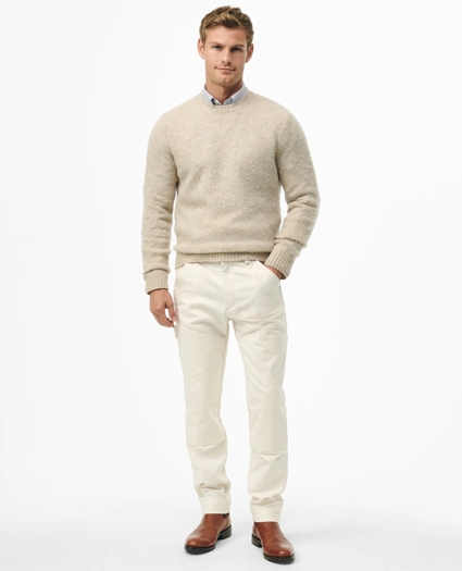 Slim Carpenter Pants in Cotton Twill, image 2