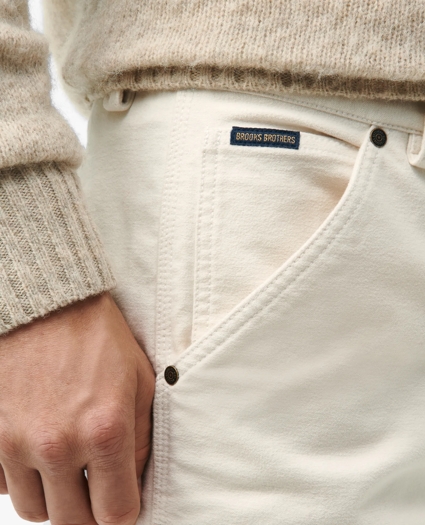 Slim Carpenter Pants in Cotton Twill, image 4