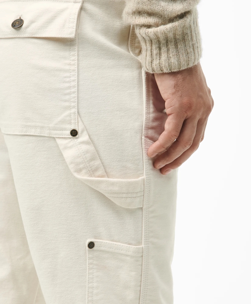 Slim Carpenter Pants in Cotton Twill, image 5