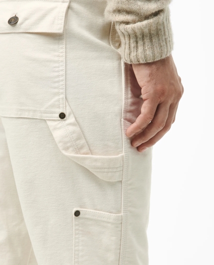 Slim Carpenter Pants in Cotton Twill, image 5