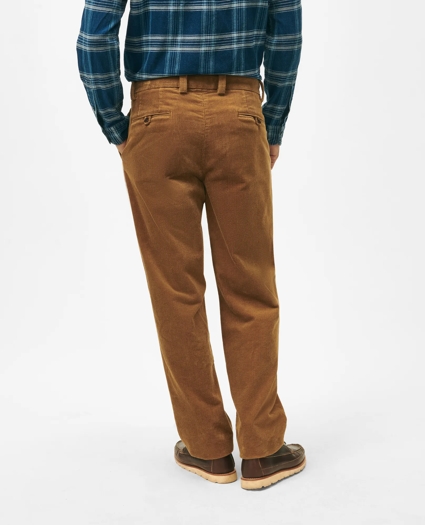 Pleated Wide-Wale Corduroy Pants, image 3