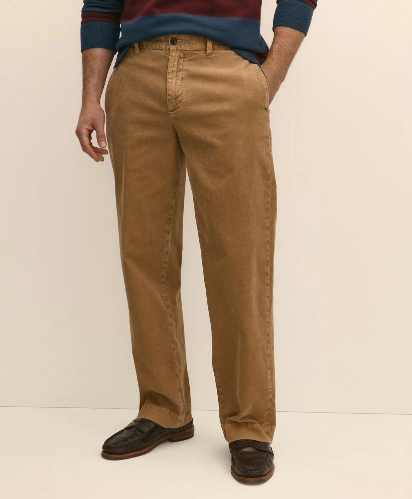 Smooth Mood ♥ Coprin Corduroy Pants /追跡付 Coprin Corduroy Pants Khaki Brown (6th) - Smooth Mood