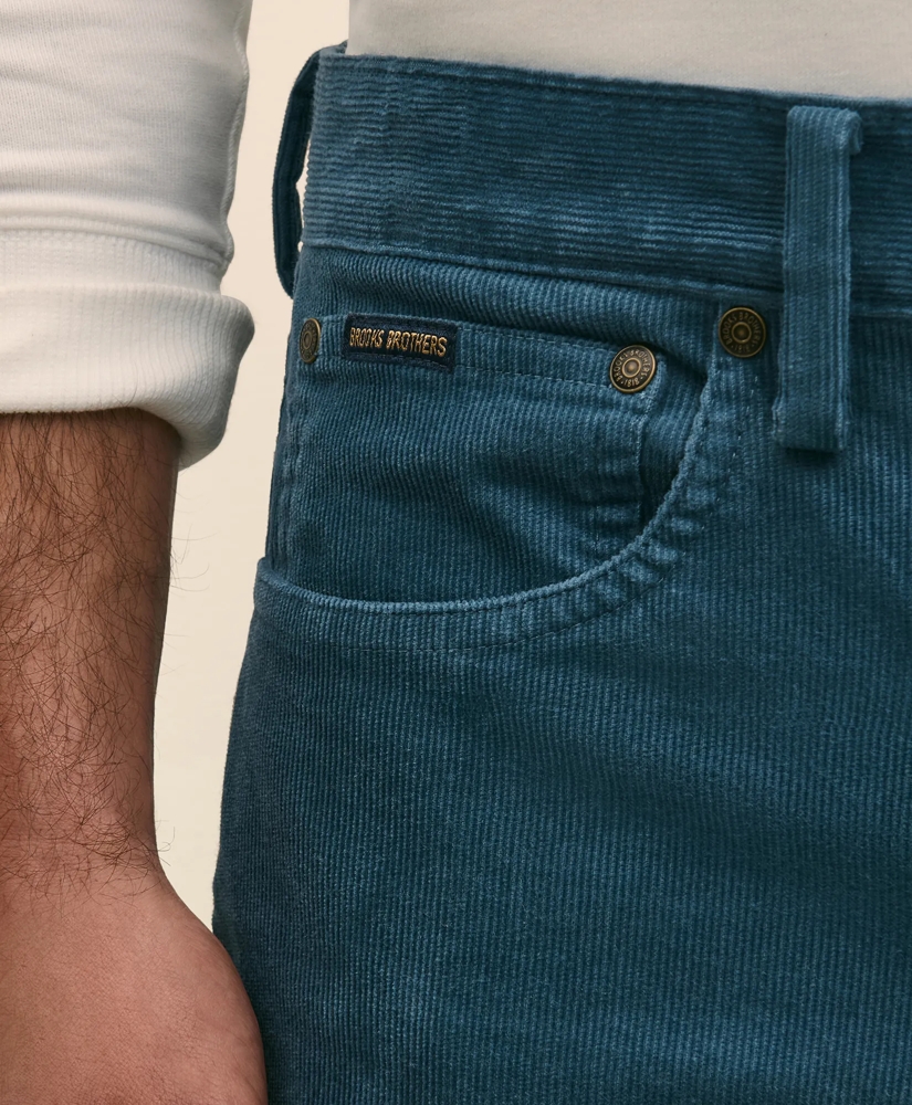 Cotton 5-Pocket Corduroy Pants, image 3