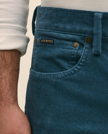 Cotton 5-Pocket Corduroy Pants, image 3
