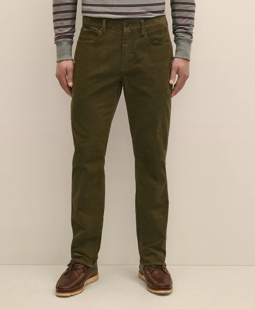 Cotton 5-Pocket Corduroy Pants, image 2