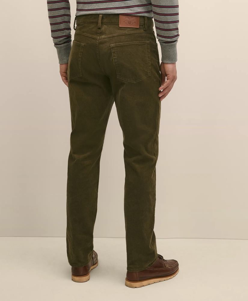 Cotton 5-Pocket Corduroy Pants, image 4