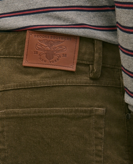 Cotton 5-Pocket Corduroy Pants, image 5