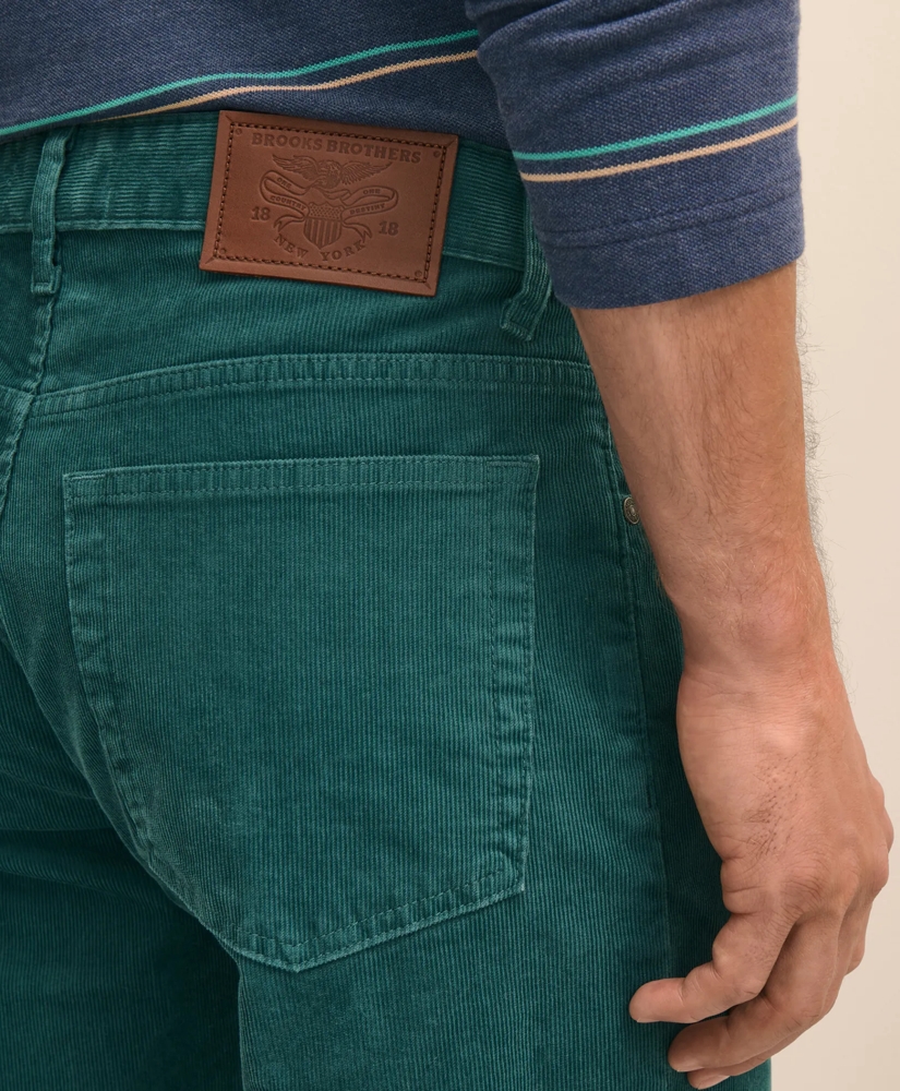 Cotton 5-Pocket Corduroy Pants, image 4