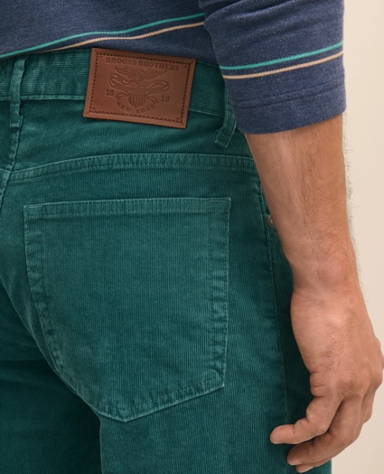 Cotton 5-Pocket Corduroy Pants, image 4