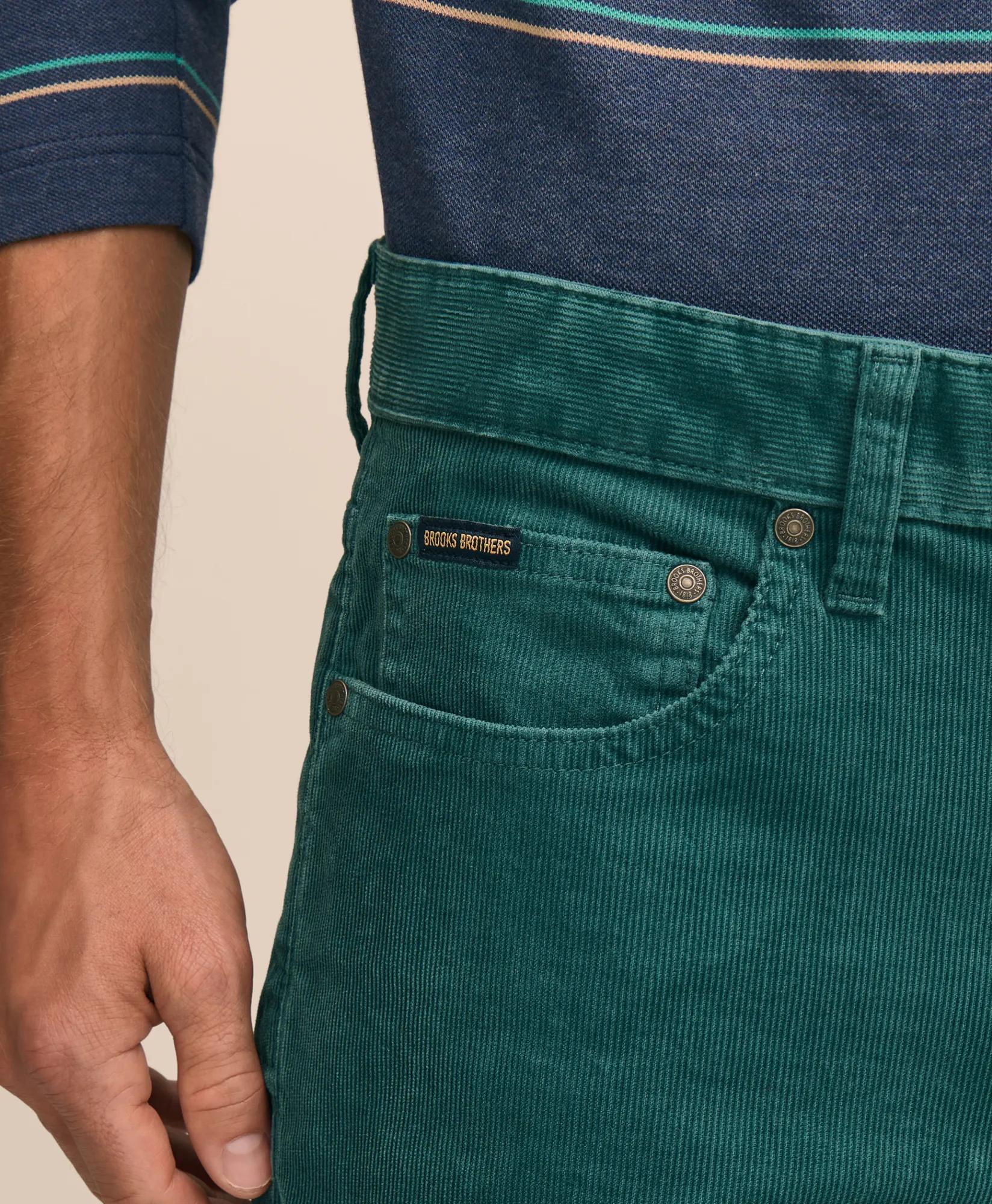 Cotton 5-Pocket Corduroy Pants, image 1
